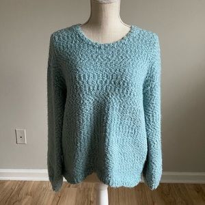 Yet Again Knit Sweater Blue